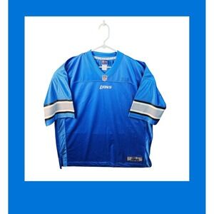 Detroit Lions NFL Pro Line Jersey 3XL Blue Football Jersey‎